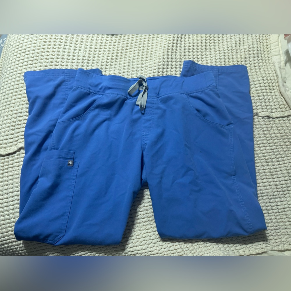 Figs Kade cargo pants in ceil blue